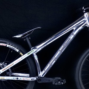 Pollished custom Pump Track  Racing Frame
